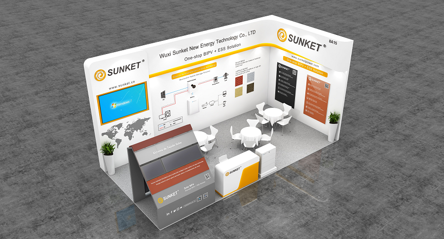 Cabina Sunket en la Feria Internacional de Energía y Medioambiente