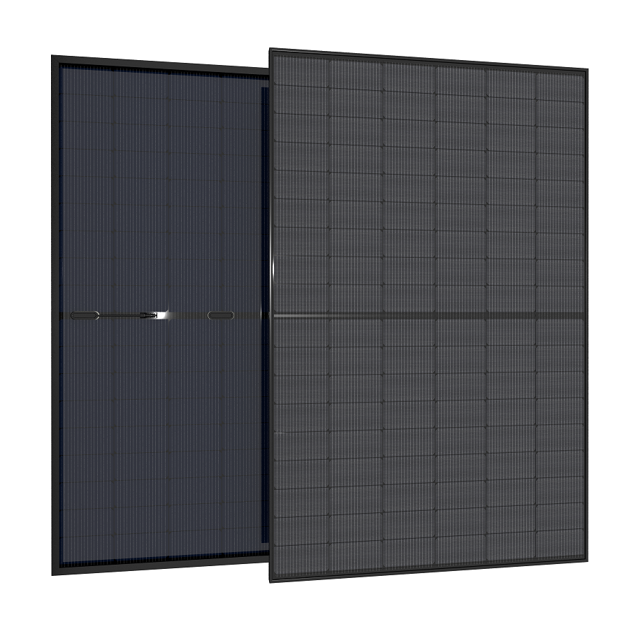 Módulo fotovoltaico de doble vidrio completamente negro TOPCon